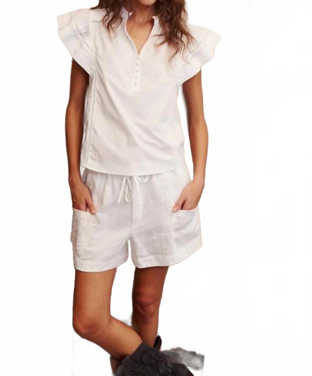 NEW MELISSA NEPTON mana blouse in off-white